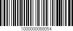 Código de barras (EAN, GTIN, SKU, ISBN): '1000000068054'