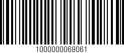 Código de barras (EAN, GTIN, SKU, ISBN): '1000000068061'