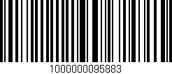 Código de barras (EAN, GTIN, SKU, ISBN): '1000000095883'