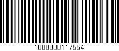 Código de barras (EAN, GTIN, SKU, ISBN): '1000000117554'