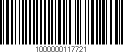 Código de barras (EAN, GTIN, SKU, ISBN): '1000000117721'