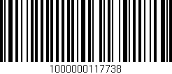 Código de barras (EAN, GTIN, SKU, ISBN): '1000000117738'