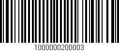 Código de barras (EAN, GTIN, SKU, ISBN): '1000000200003'