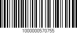 Código de barras (EAN, GTIN, SKU, ISBN): '1000000570755'