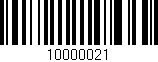 Código de barras (EAN, GTIN, SKU, ISBN): '10000021'