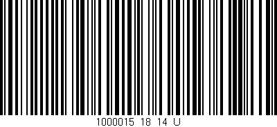 Código de barras (EAN, GTIN, SKU, ISBN): '1000015_18_14_U'