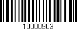 Código de barras (EAN, GTIN, SKU, ISBN): '10000903'