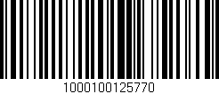 Código de barras (EAN, GTIN, SKU, ISBN): '1000100125770'