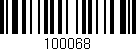 Código de barras (EAN, GTIN, SKU, ISBN): '100068'