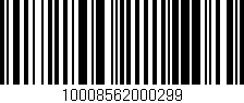 Código de barras (EAN, GTIN, SKU, ISBN): '10008562000299'