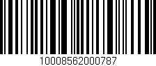 Código de barras (EAN, GTIN, SKU, ISBN): '10008562000787'