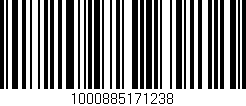 Código de barras (EAN, GTIN, SKU, ISBN): '1000885171238'
