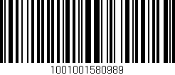 Código de barras (EAN, GTIN, SKU, ISBN): '1001001580989'
