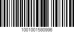 Código de barras (EAN, GTIN, SKU, ISBN): '1001001580996'