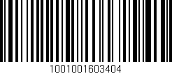 Código de barras (EAN, GTIN, SKU, ISBN): '1001001603404'