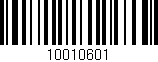 Código de barras (EAN, GTIN, SKU, ISBN): '10010601'