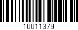 Código de barras (EAN, GTIN, SKU, ISBN): '10011379'
