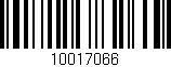 Código de barras (EAN, GTIN, SKU, ISBN): '10017066'