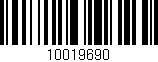 Código de barras (EAN, GTIN, SKU, ISBN): '10019690'
