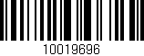 Código de barras (EAN, GTIN, SKU, ISBN): '10019696'