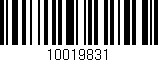 Código de barras (EAN, GTIN, SKU, ISBN): '10019831'