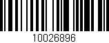 Código de barras (EAN, GTIN, SKU, ISBN): '10026896'
