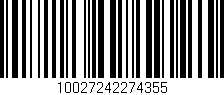 Código de barras (EAN, GTIN, SKU, ISBN): '10027242274355'