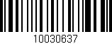 Código de barras (EAN, GTIN, SKU, ISBN): '10030637'