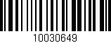 Código de barras (EAN, GTIN, SKU, ISBN): '10030649'