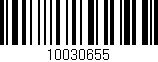 Código de barras (EAN, GTIN, SKU, ISBN): '10030655'