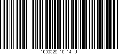 Código de barras (EAN, GTIN, SKU, ISBN): '1003329_18_14_U'