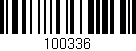 Código de barras (EAN, GTIN, SKU, ISBN): '100336'
