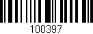 Código de barras (EAN, GTIN, SKU, ISBN): '100397'