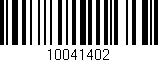 Código de barras (EAN, GTIN, SKU, ISBN): '10041402'