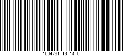 Código de barras (EAN, GTIN, SKU, ISBN): '1004781_18_14_U'