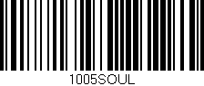 Código de barras (EAN, GTIN, SKU, ISBN): '1005SOUL'