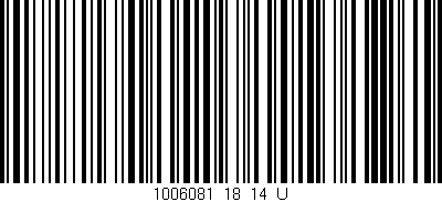 Código de barras (EAN, GTIN, SKU, ISBN): '1006081_18_14_U'