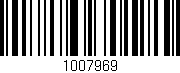 Código de barras (EAN, GTIN, SKU, ISBN): '1007969'