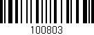 Código de barras (EAN, GTIN, SKU, ISBN): '100803'