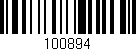 Código de barras (EAN, GTIN, SKU, ISBN): '100894'