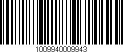 Código de barras (EAN, GTIN, SKU, ISBN): '1009940009943'