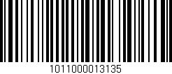 Código de barras (EAN, GTIN, SKU, ISBN): '1011000013135'