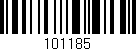 Código de barras (EAN, GTIN, SKU, ISBN): '101185'