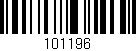 Código de barras (EAN, GTIN, SKU, ISBN): '101196'