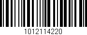 Código de barras (EAN, GTIN, SKU, ISBN): '1012114220'