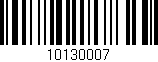 Código de barras (EAN, GTIN, SKU, ISBN): '10130007'