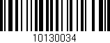 Código de barras (EAN, GTIN, SKU, ISBN): '10130034'