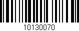 Código de barras (EAN, GTIN, SKU, ISBN): '10130070'