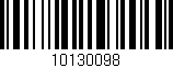 Código de barras (EAN, GTIN, SKU, ISBN): '10130098'