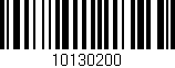 Código de barras (EAN, GTIN, SKU, ISBN): '10130200'